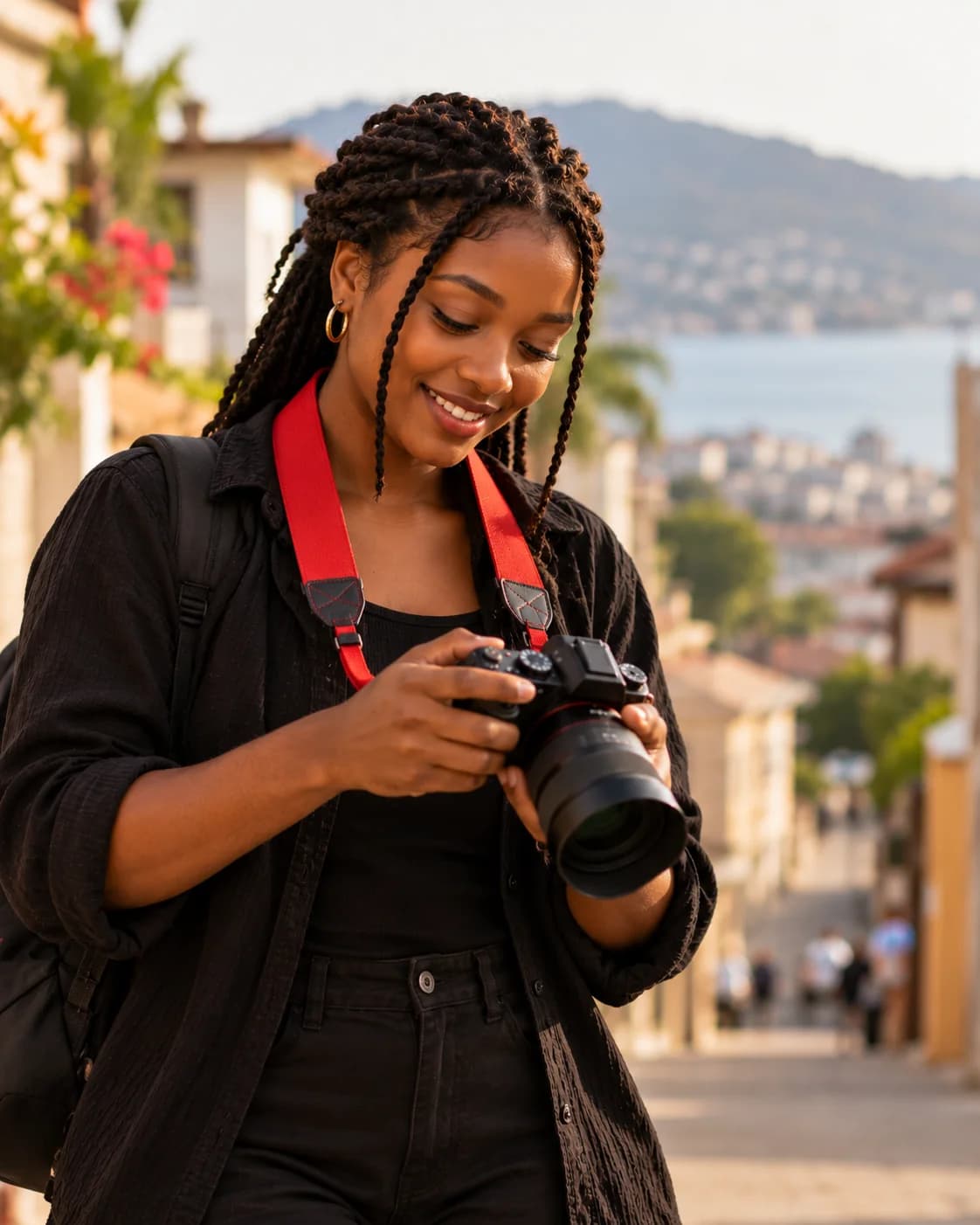 A photographer with a camera